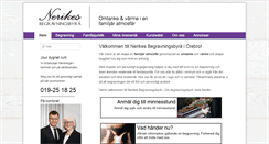Desktop Screenshot of nerikesbegravningsbyra.se