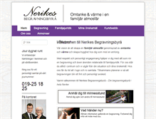 Tablet Screenshot of nerikesbegravningsbyra.se